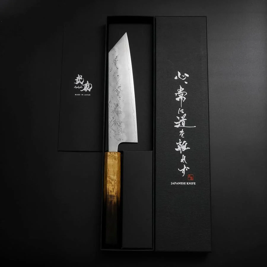 Bunka Silver Steel #3 Nashiji Sumi Urushi Griff 170mm - Image 8