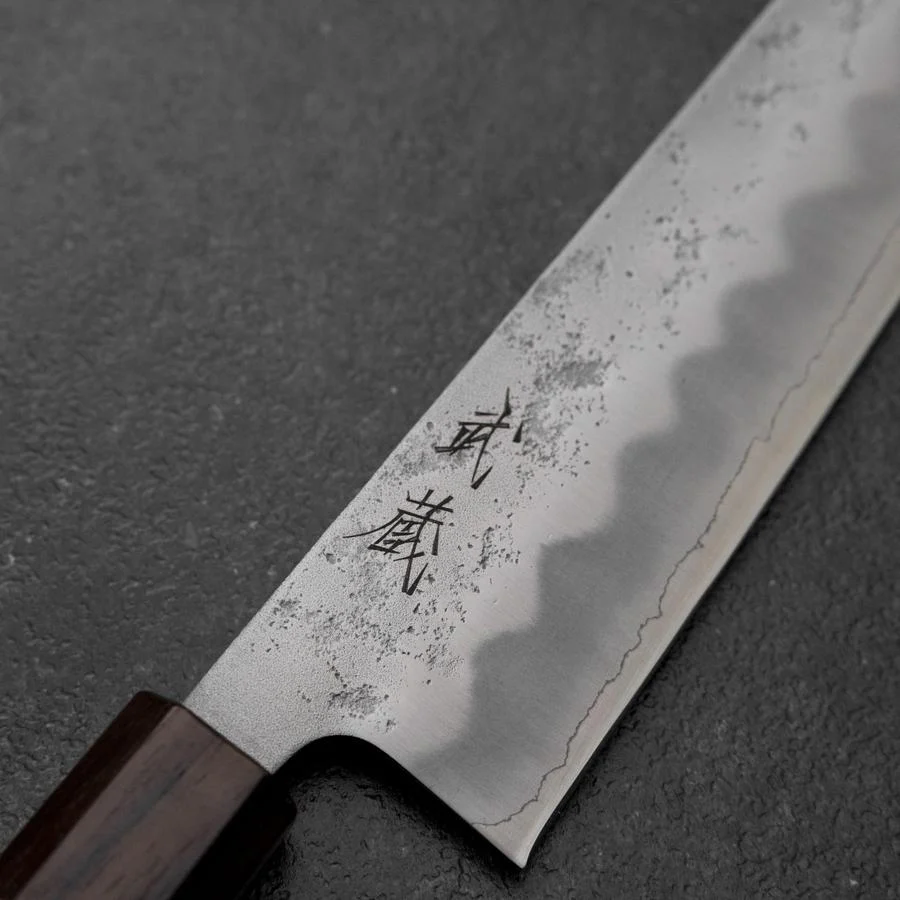 Bunka Silver Steel #3 Nashiji Rosen- und Walnussholz Griff 170mm - Image 3