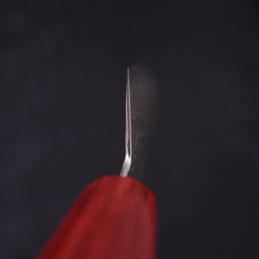 Bunka Silver Steel #3 Wellen Nickel Damast Roter Walnussholz Griff 170mm - Image 4