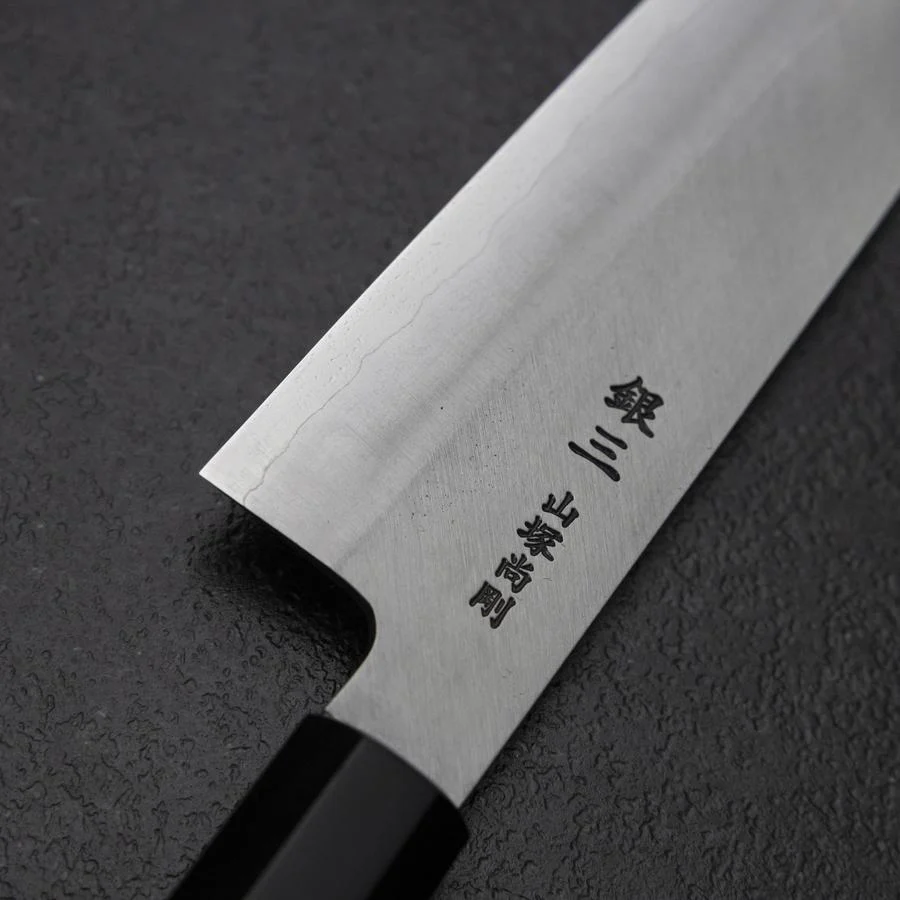 Bunka Silver Steel #3 Poliert Büffelhorn und Walnussholz Griff 155mm - Image 3