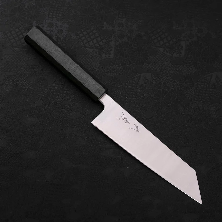 Bunka Silver Steel #3 Poliert Grüner Urushi Griff 170mm