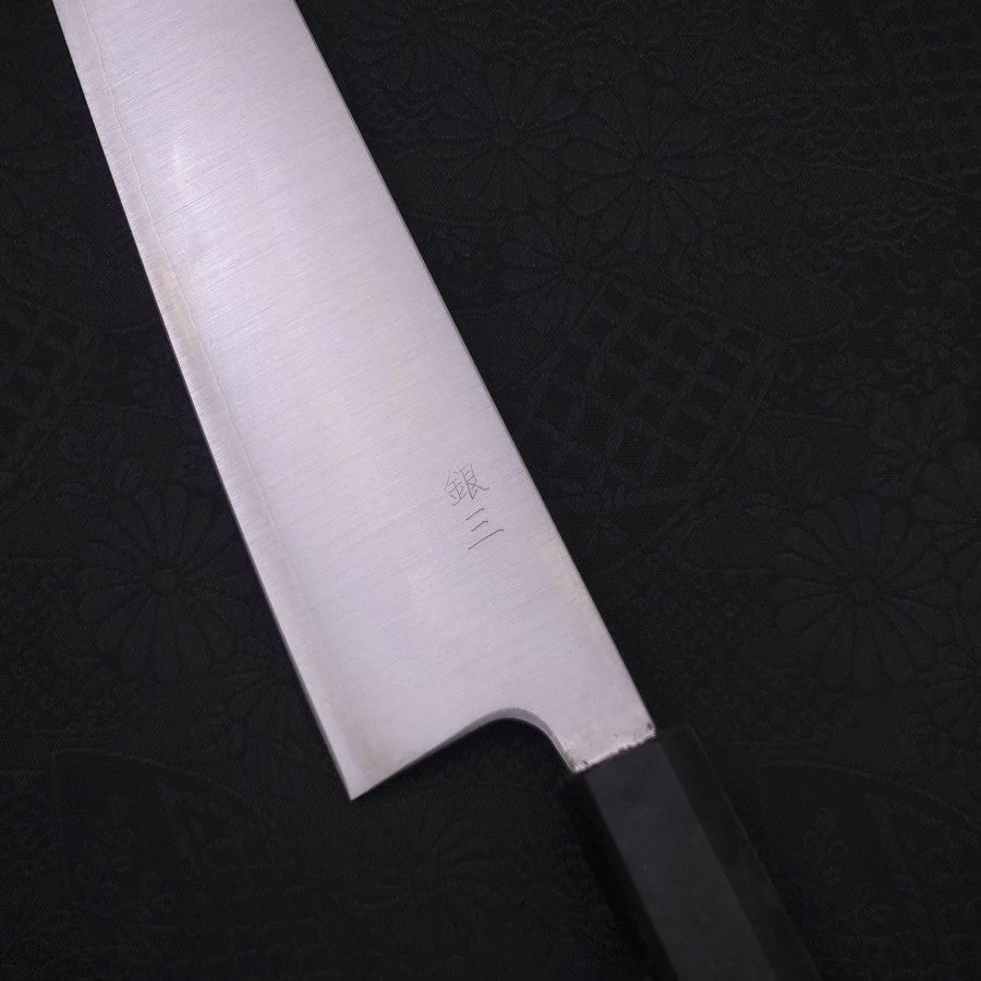 Bunka Silver Steel #3 Poliert Schwarzer Ozeanplastik Griff 170mm - Image 3