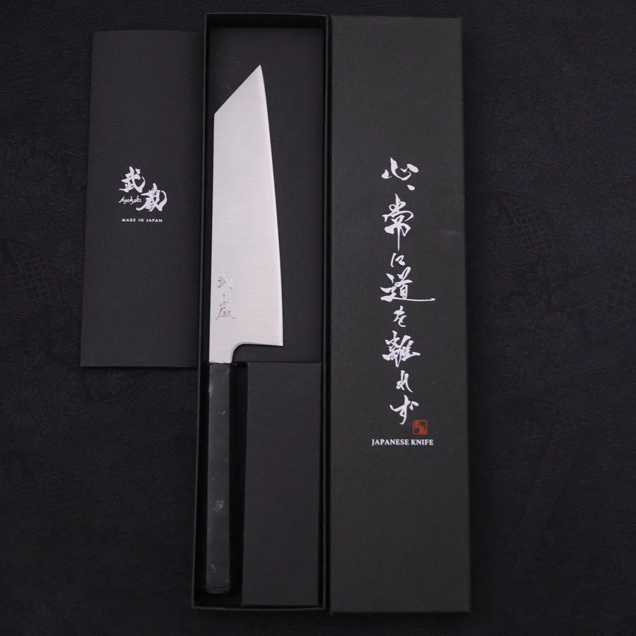 Bunka Silver Steel #3 Poliert Schwarzer Ozeanplastik Griff 170mm - Image 8
