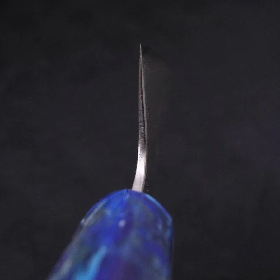 Bunka Silver Steel #3 Poliert Blauer Ozeanplastik Griff 170mm - Image 4