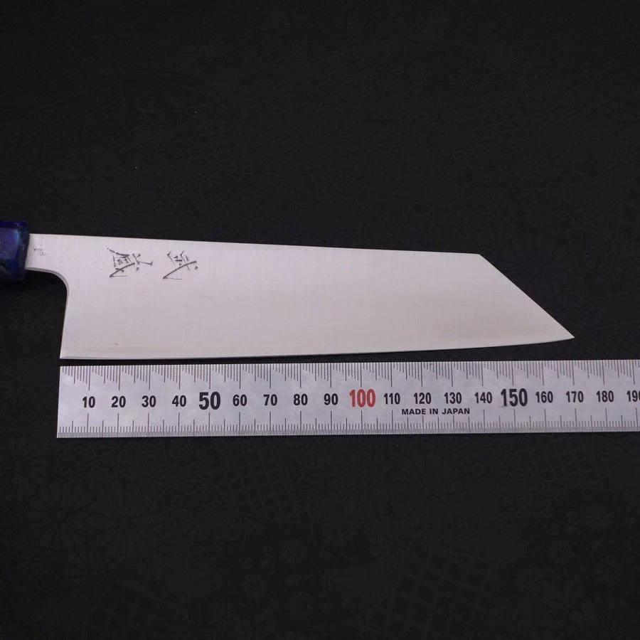 Bunka Silver Steel #3 Poliert Blauer Ozeanplastik Griff 170mm - Image 7