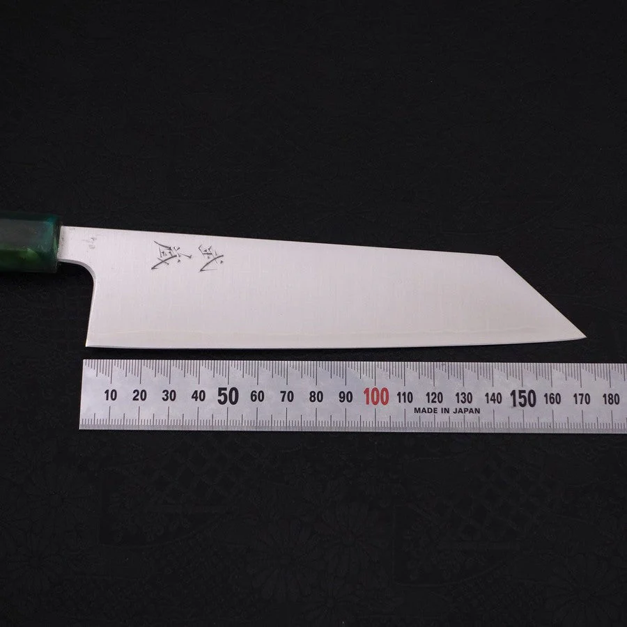 Bunka Silver Steel #3 Poliert Grüner Ozeanplastik Griff 170mm - Image 7