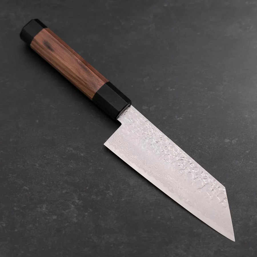 Bunka Silver Steel #3 Tsuchime Damast Walnussholz Griff 150mm
