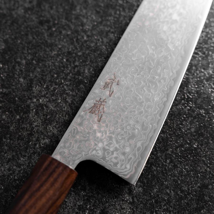 Bunka SLD Schwarzer Damast Ebenholz Griff 175mm - Image 3