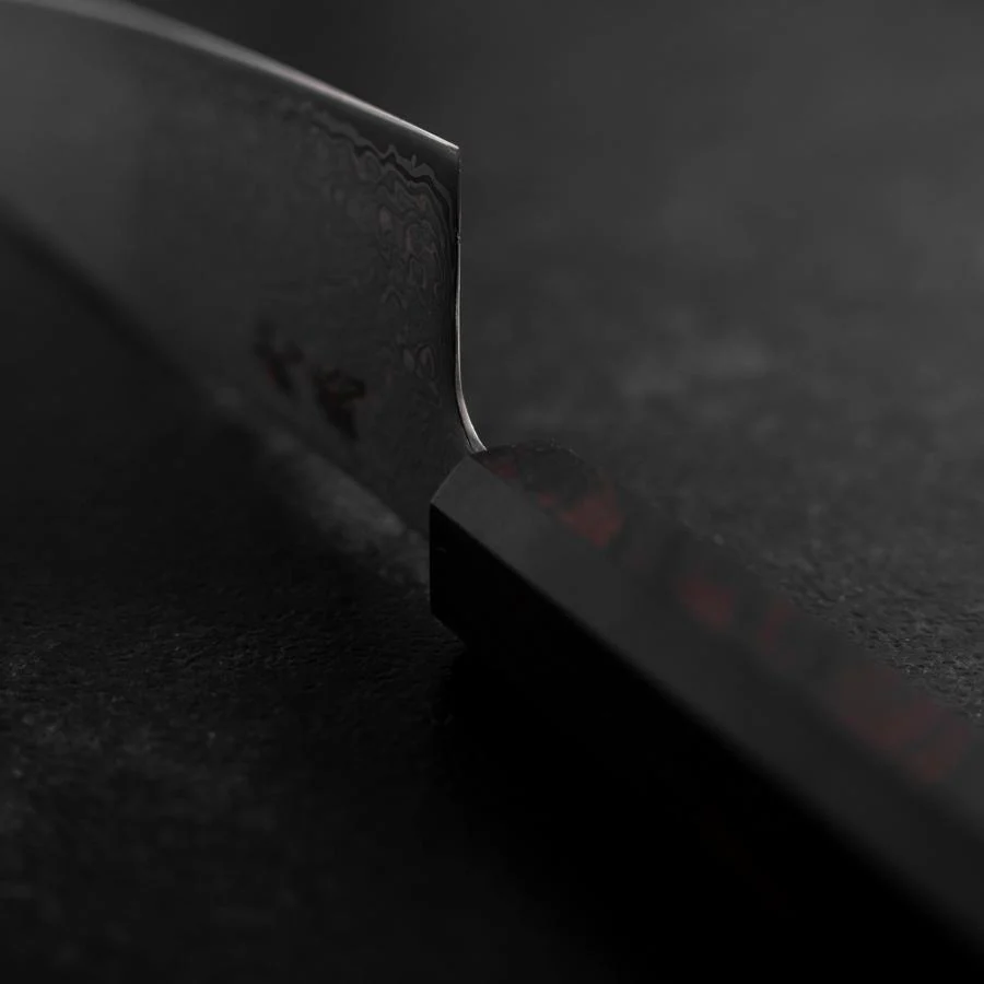 Bunka SLD Schwarzer Damast Ebenholz Griff 175mm - Image 4
