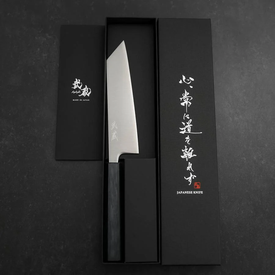 Bunka SLD Poliert Dunkelblauer Urushi Griff 170mm - Image 8