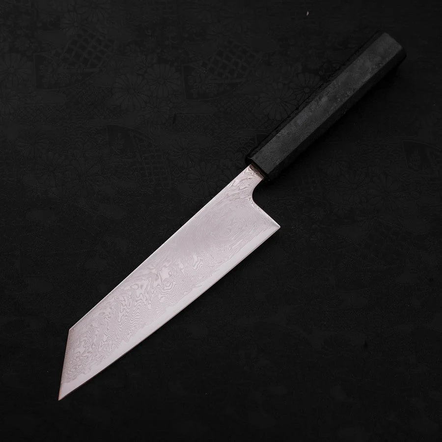 Bunka SLD Wellen Nickel Damast Schwarzer Ishime Griff 170mm - Image 2