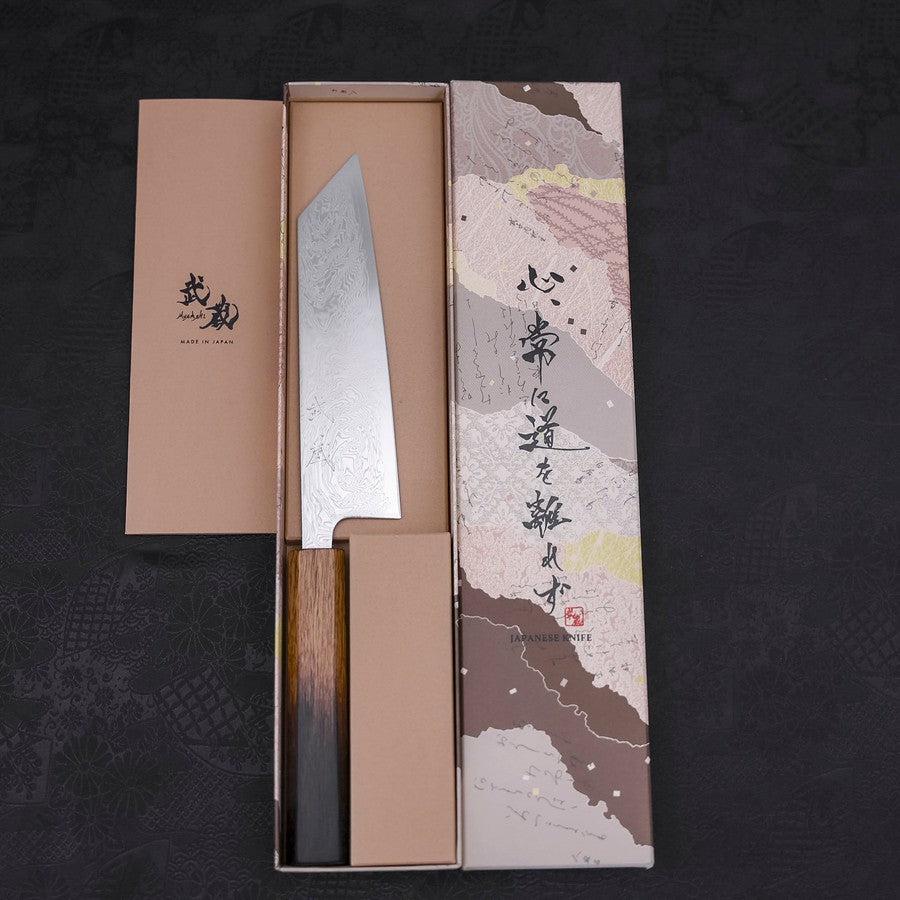 Bunka SLD Wellen-Nickel Damast Yaki Urushi Griff 170mm - Image 8