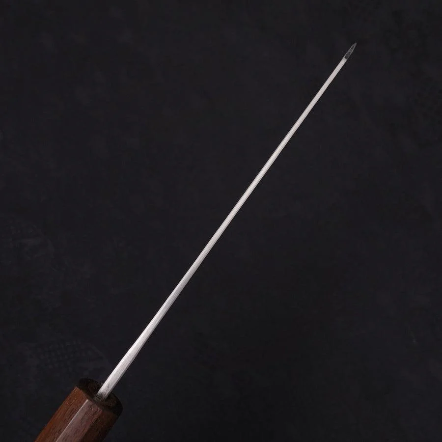 Bunka Blue Steel #2 Edelstahlummantelung Kurouchi Walnuss- und Rosenholz Griff 180mm - Image 5