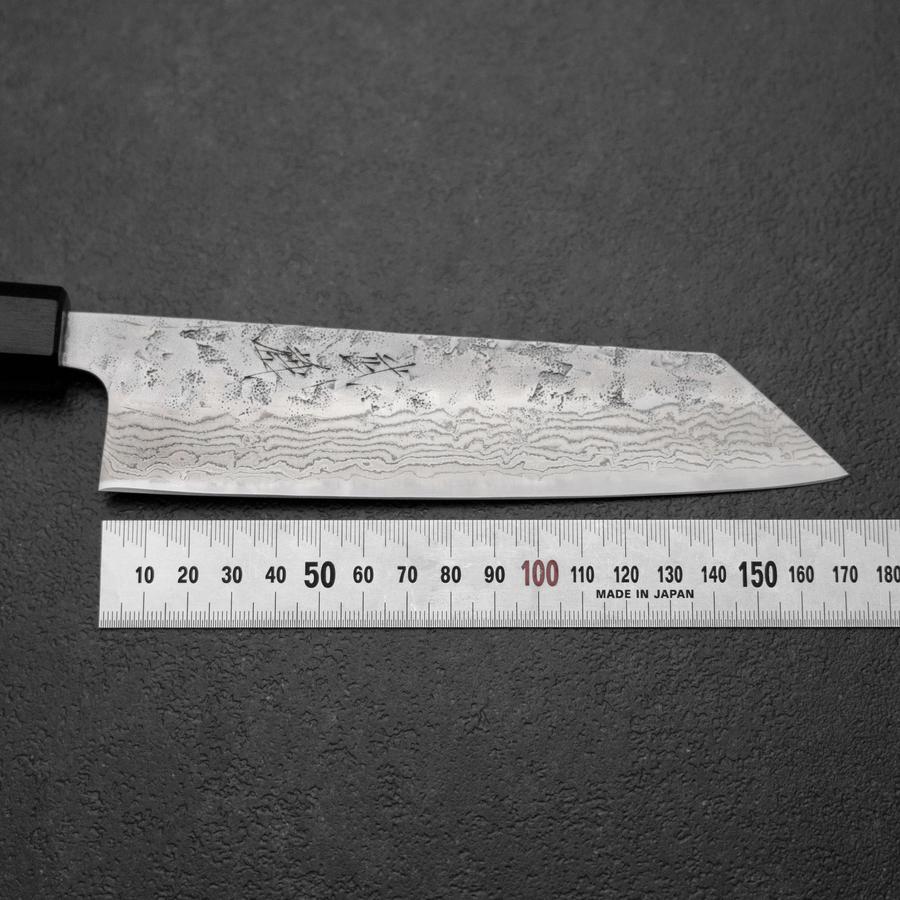 Bunka Schwedenstahl Nashiji Washi Damast Walnuss-und Rosenholz Griff 170mm - Image 7