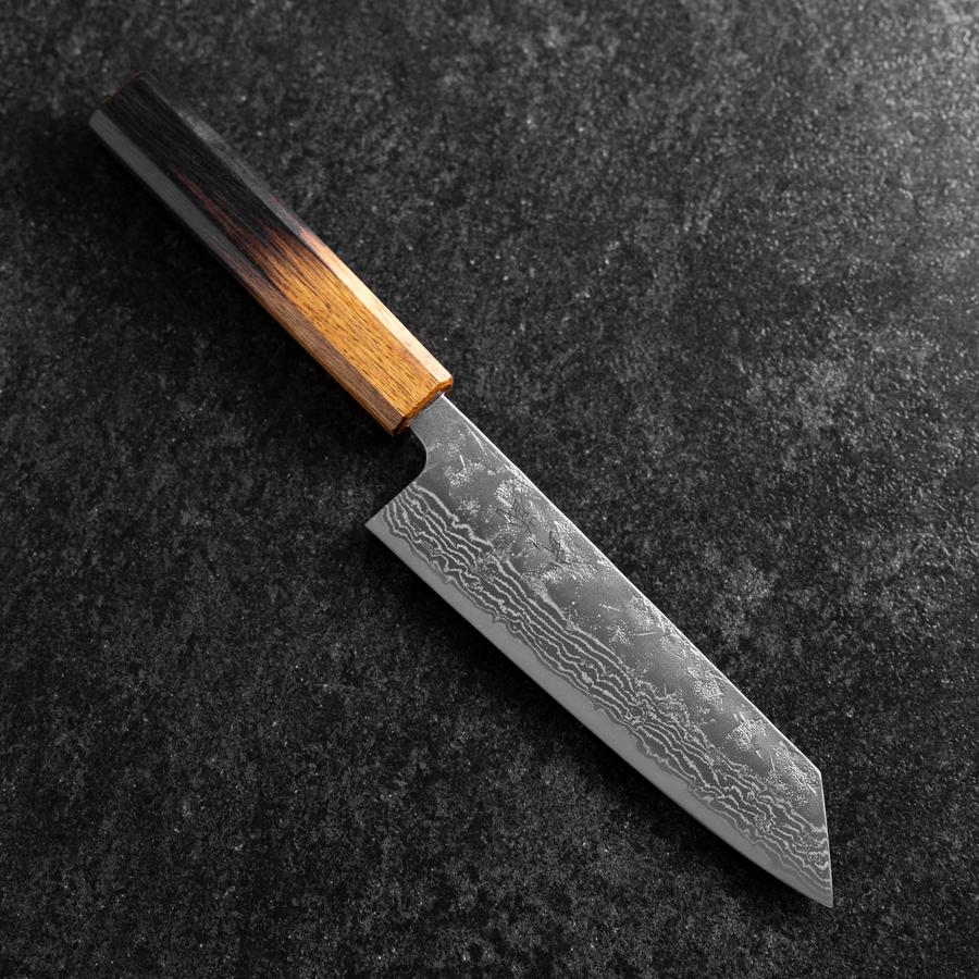 Bunka Schwedenstahl Nashiji Washi Damast Yaki Urushi Griff 170mm