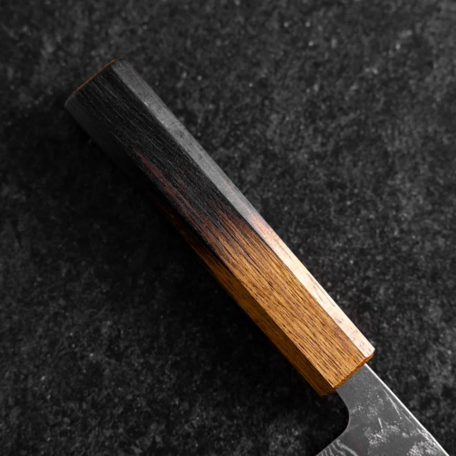 Bunka Schwedenstahl Nashiji Washi Damast Yaki Urushi Griff 170mm - Image 6