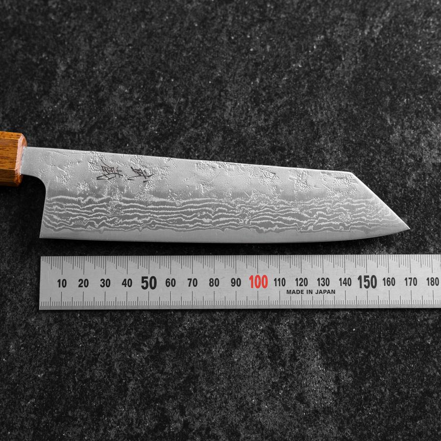 Bunka Schwedenstahl Nashiji Washi Damast Yaki Urushi Griff 170mm - Image 7