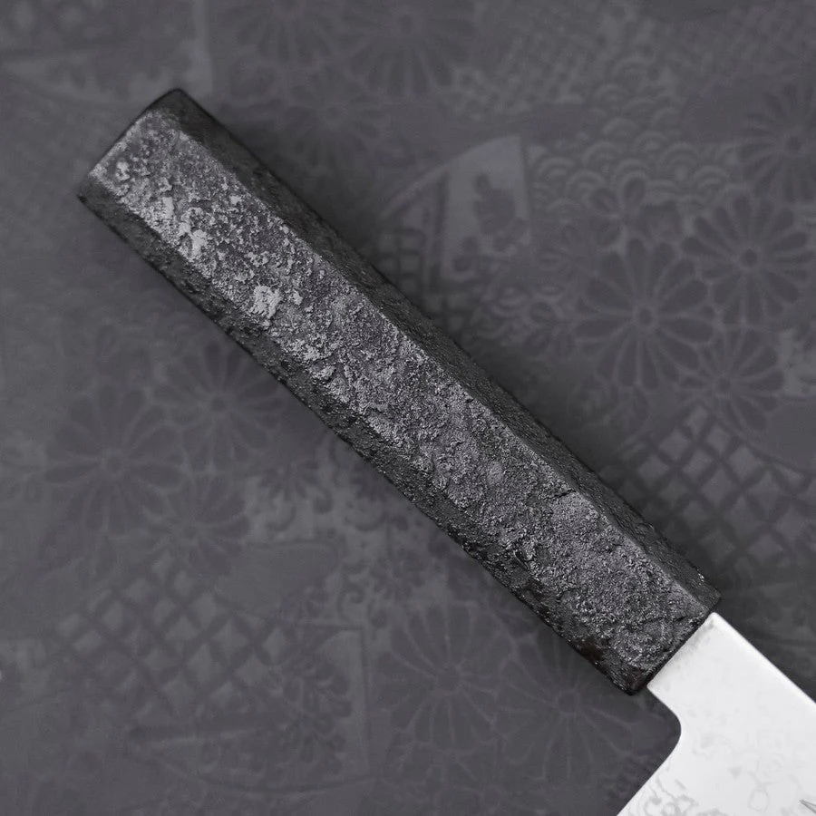 Bunka VG-10 Damast Schwarzer Ishime Griff 180mm - Image 6