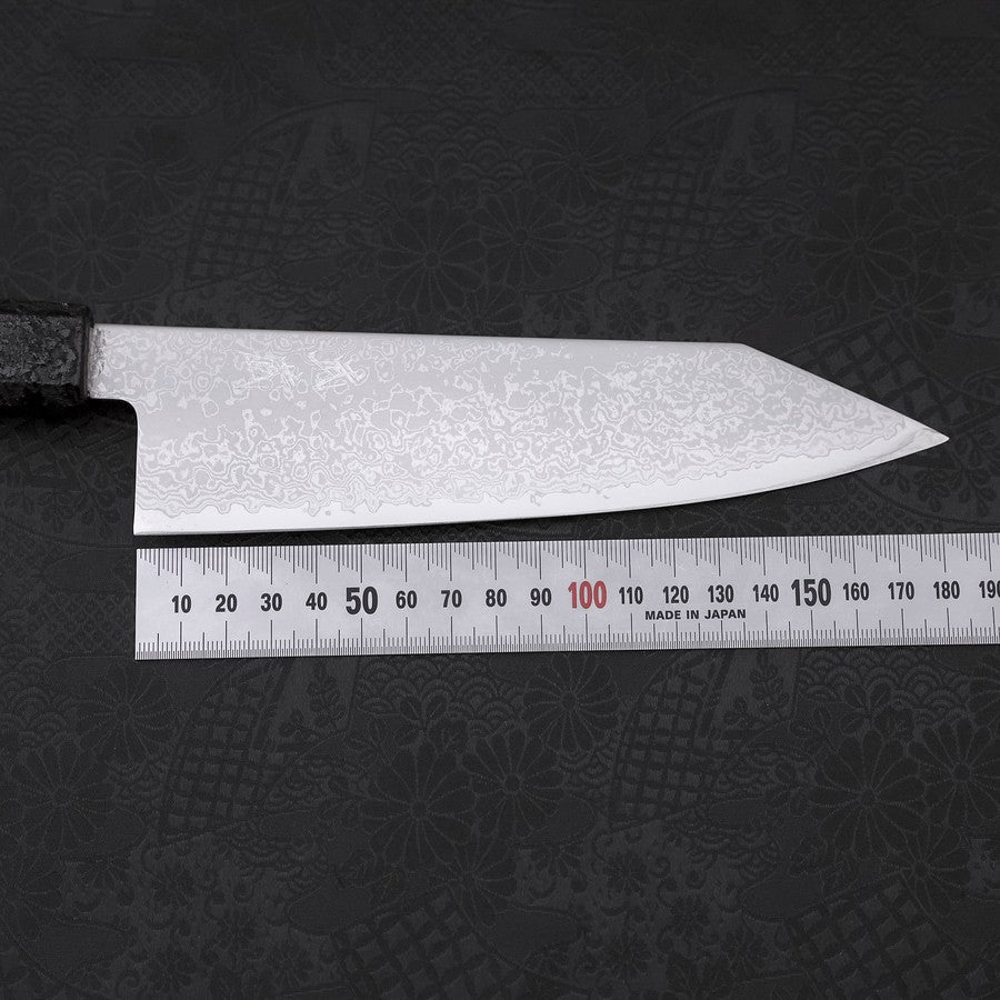 Bunka VG-10 Damast Schwarzer Ishime Griff 180mm - Image 7