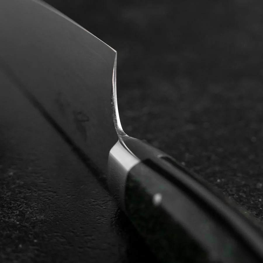 Bunka VG-10 Damast Grüner Westlicher Blütenblatt Griff 185mm - Image 4