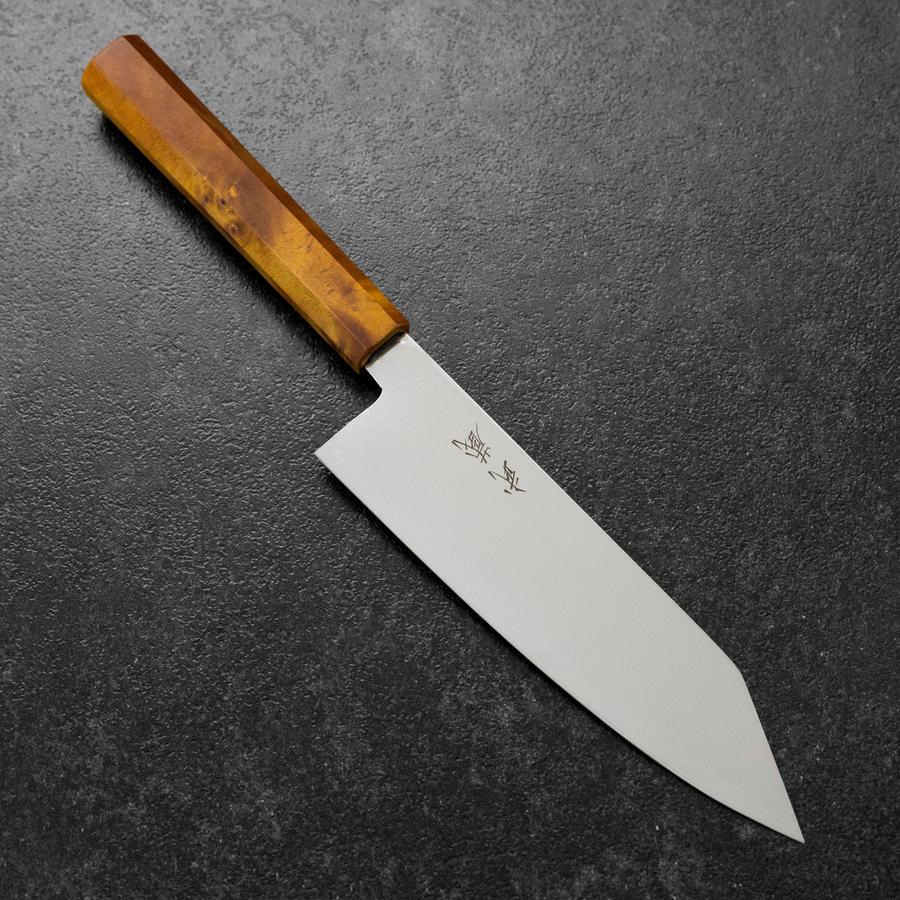 Bunka VG-10 Damast Gelb-Brauner Birkenholz Griff 180mm
