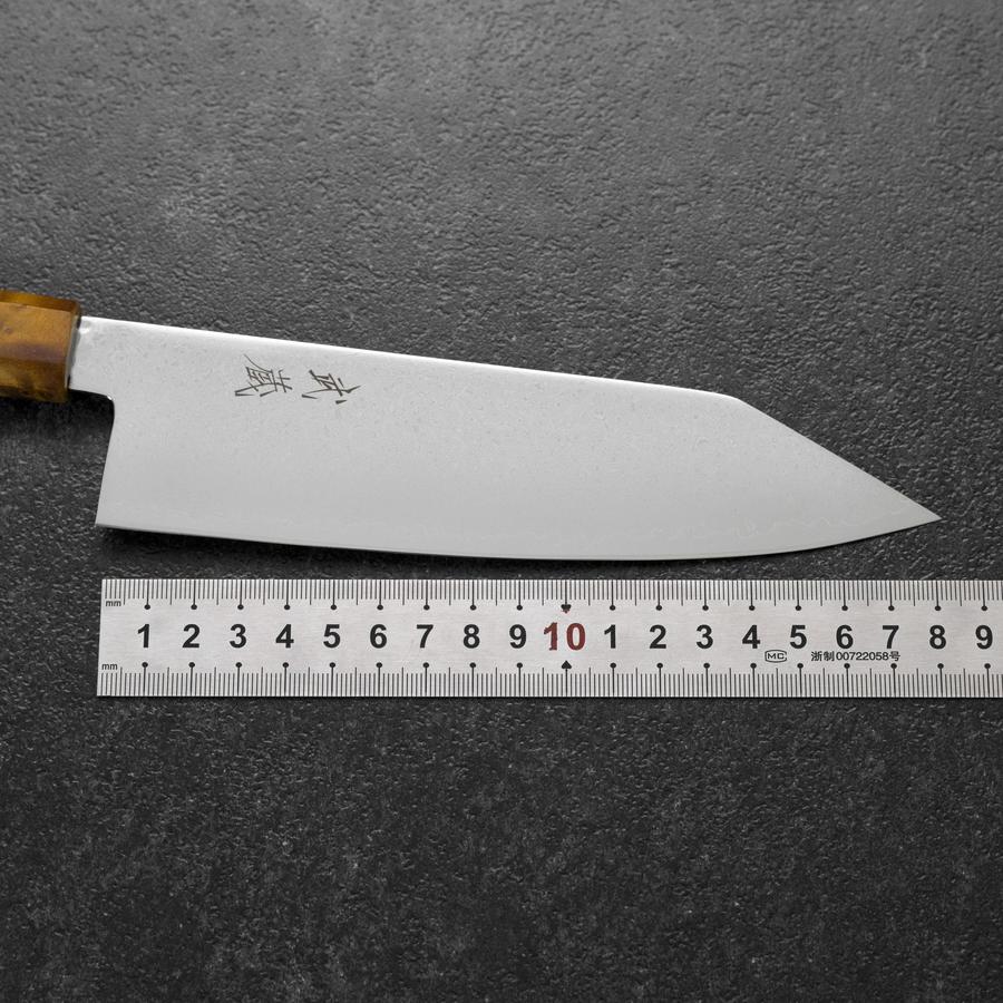Bunka VG-10 Damast Gelb-Brauner Birkenholz Griff 180mm - Image 7