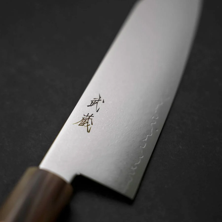 Bunka VG-10 Damast Hellrosa Büffelhorn und Ahornholz Griff 180mm - Image 3