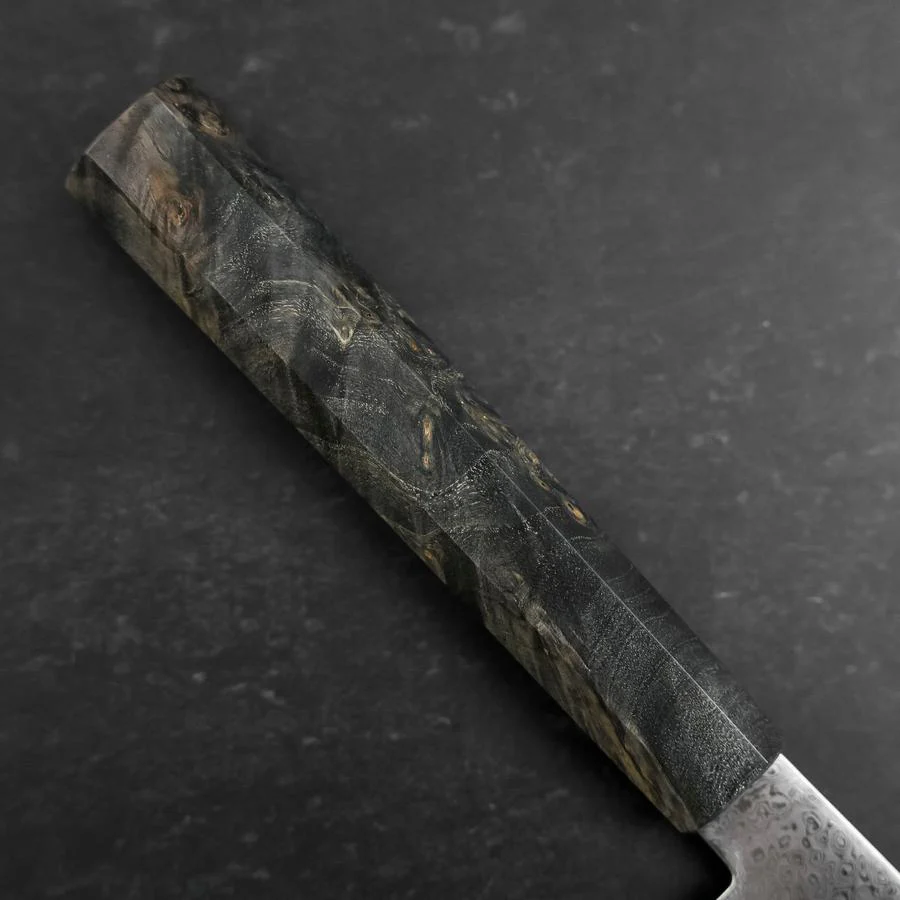 Bunka VG-10 Damast Grauer Birkenholz Griff 180mm - Image 6