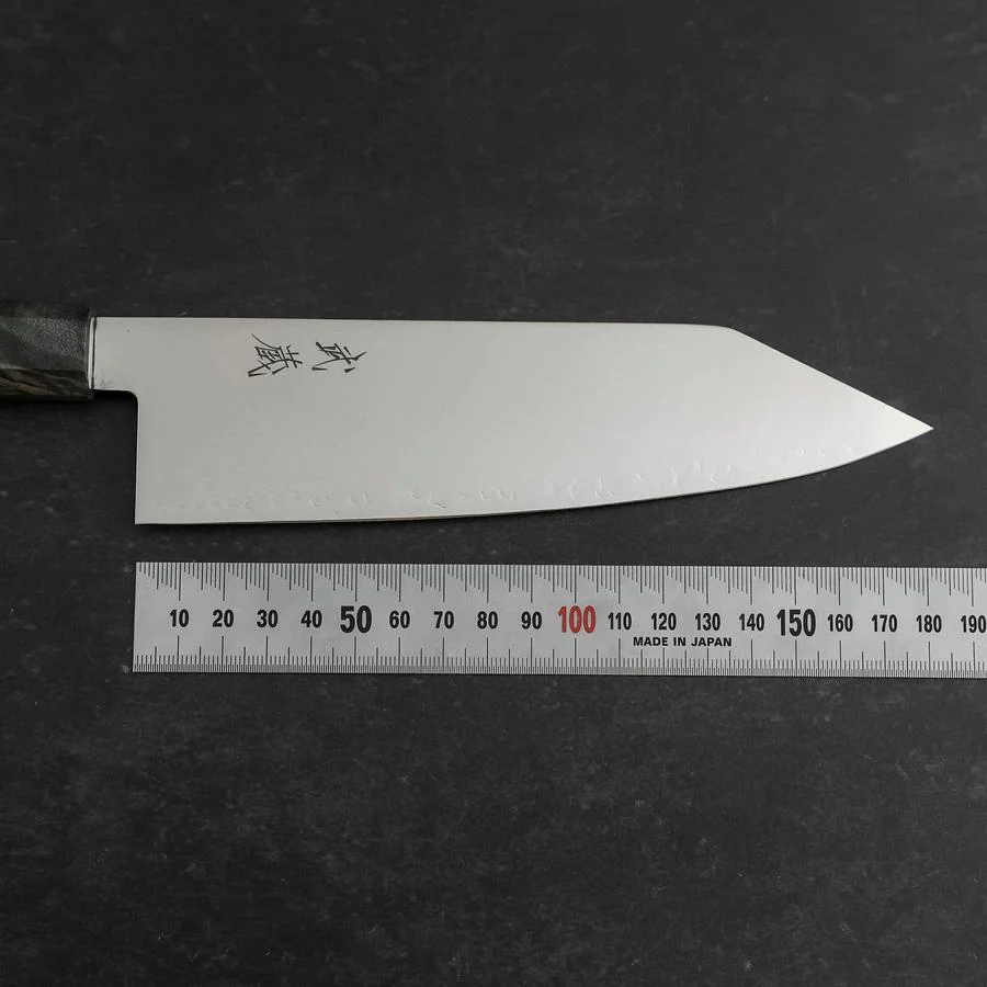 Bunka VG-10 Damast Grauer Birkenholz Griff 180mm - Image 7