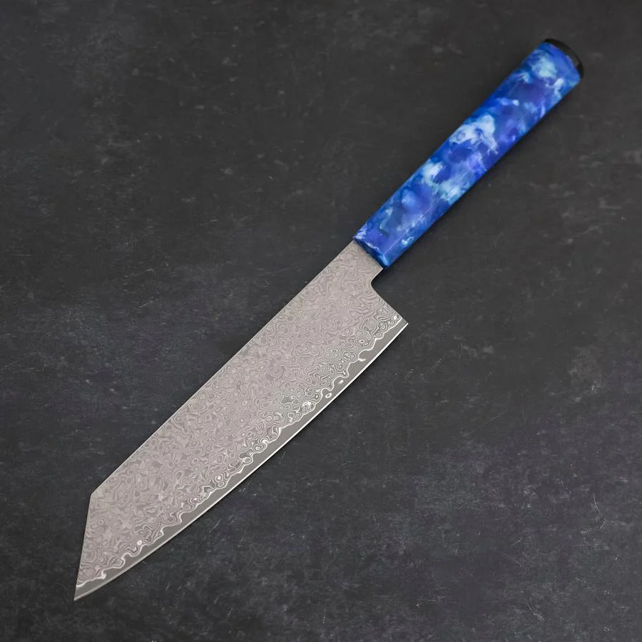 Bunka VG-10 Damast Blauer Ozeanplastik Griff 180mm - Image 2