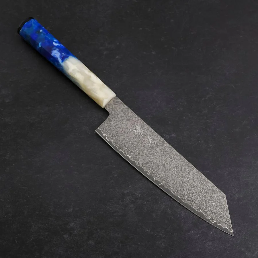 Bunka VG-10 Damast Weiß-Blauer Ozeanplastik Griff 180mm