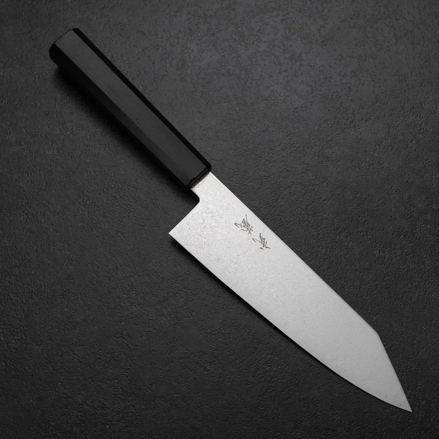 Bunka VG-10 Kagami Damast Ebenholz Griff 180mm