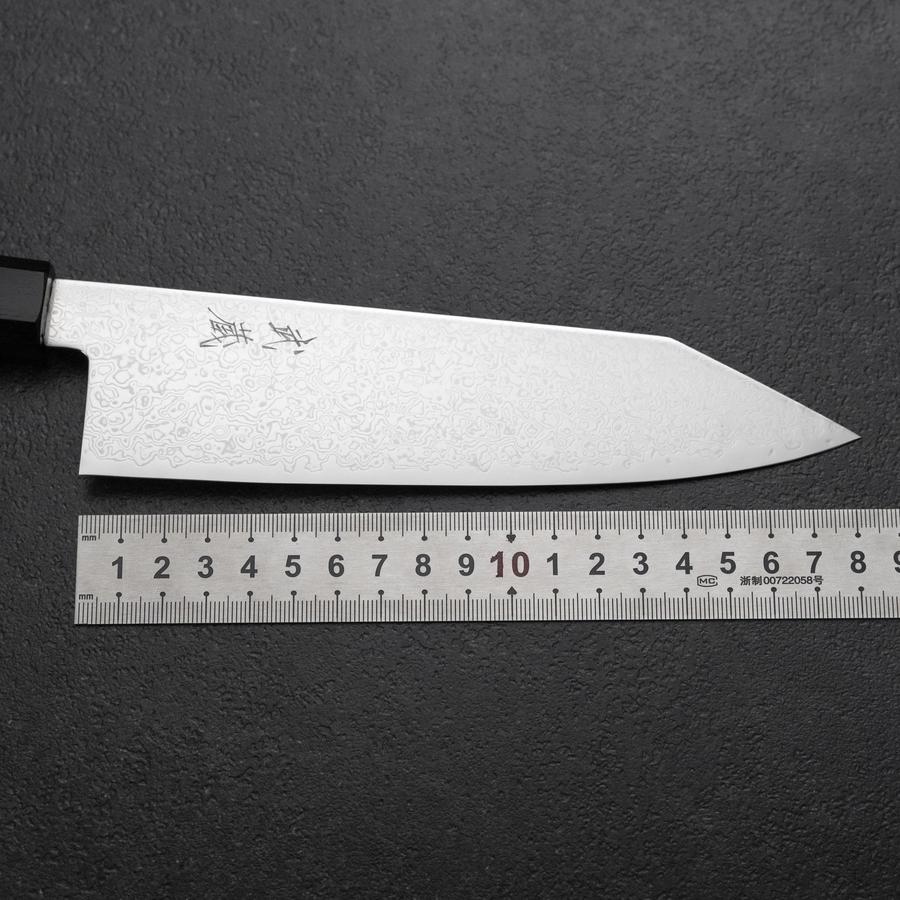 Bunka VG-10 Kagami Damast Ebenholz Griff 180mm - Image 7