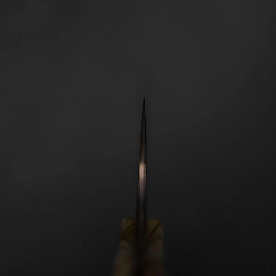 Bunka VG-10 Kagami Damast Olivenholz Griff 180mm - Braun - Image 4