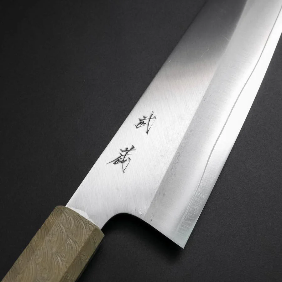 Bunka VG-10 Poliert Weißer Urushi Griff 165mm - Image 3