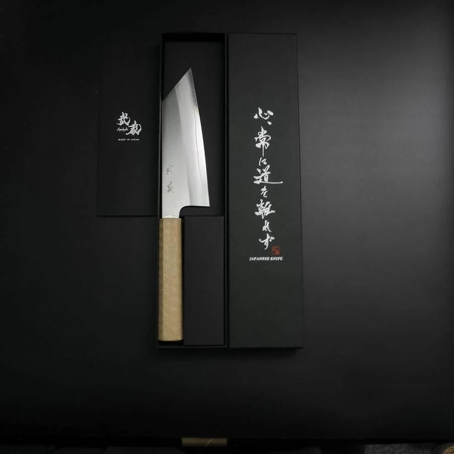 Bunka VG-10 Poliert Weißer Urushi Griff 165mm - Image 8