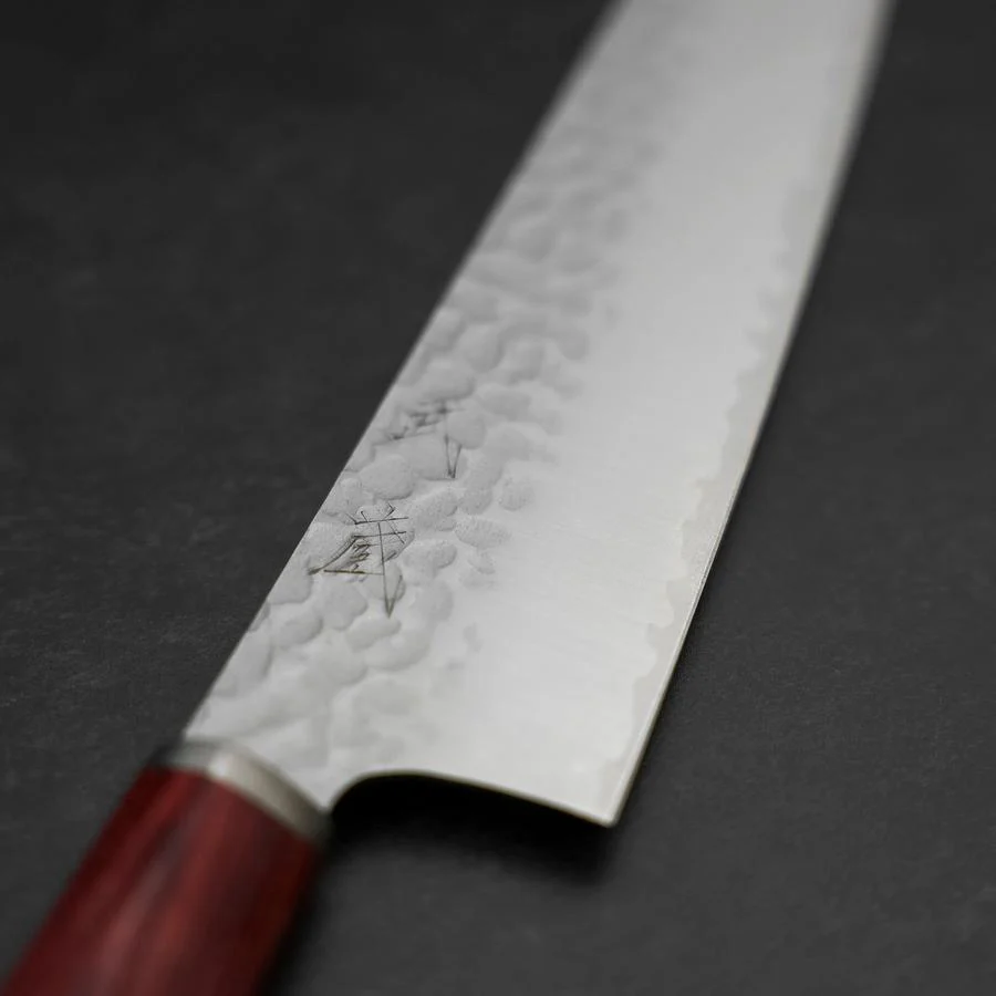 Bunka VG-10 Tsuchime Roter Kirschholz Griff 180mm - Image 3