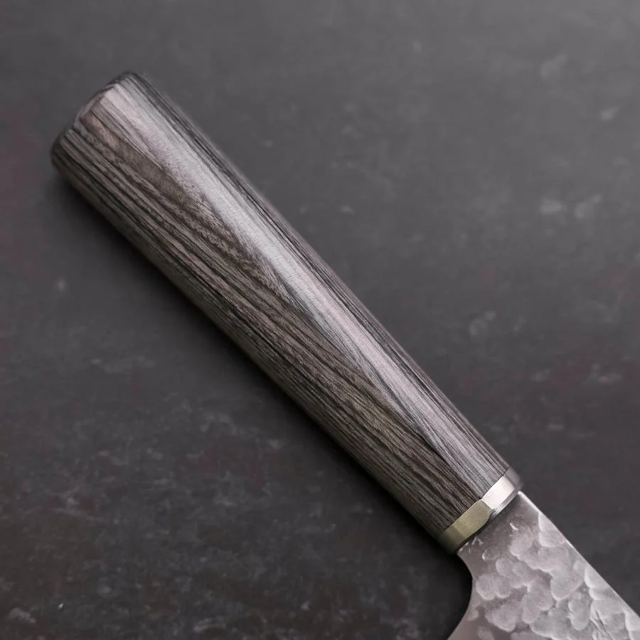 Bunka VG-10 Tsuchime Kohlefarbener Kirschholz Griff 165mm - Image 6
