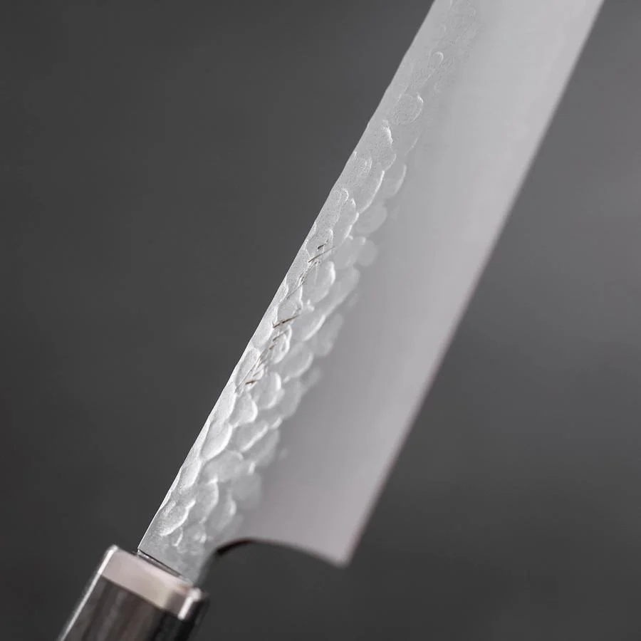 Bunka VG-10 Tsuchime Kohlefarbener Kirschholz Griff 180mm - Image 3