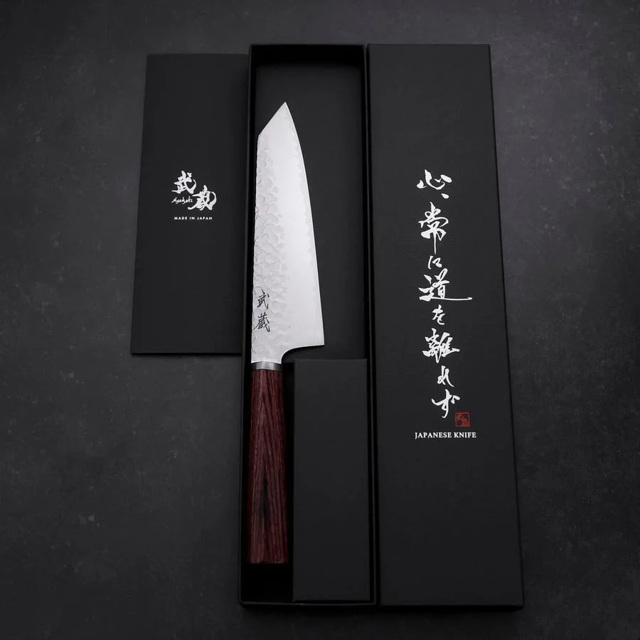 Bunka VG-10 Tsuchime Runder Mahagoni Griff 165mm - Image 8