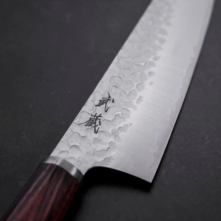 Bunka VG-10 Tsuchime Runder Mahagoni Griff 180mm - Image 3