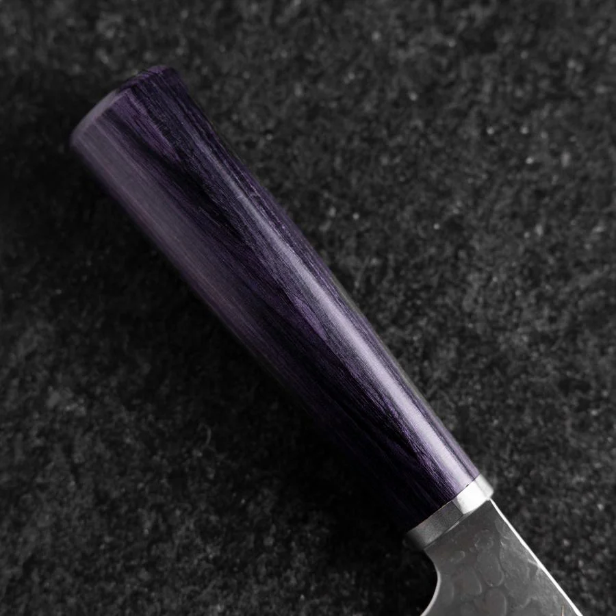 Bunka VG-10 Tsuchime Runder Lila Griff 165mm - Image 6
