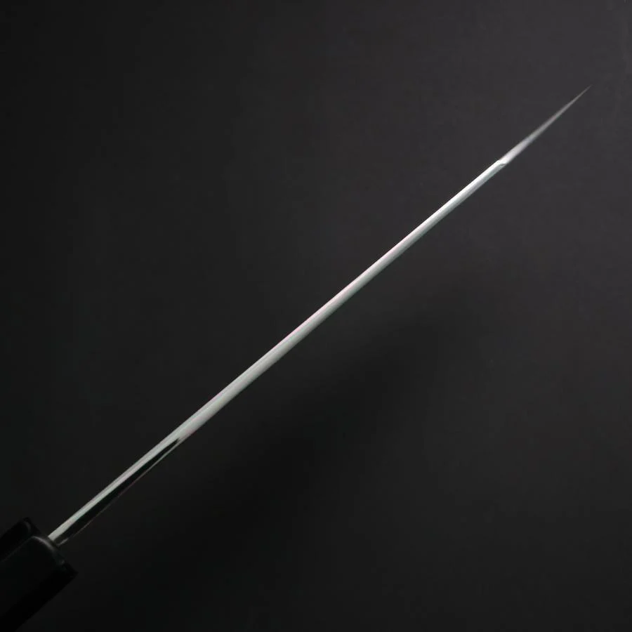 Bunka White Steel #2 Bokashi Büffelhorn und Ebenholz Griff 165mm - Image 5