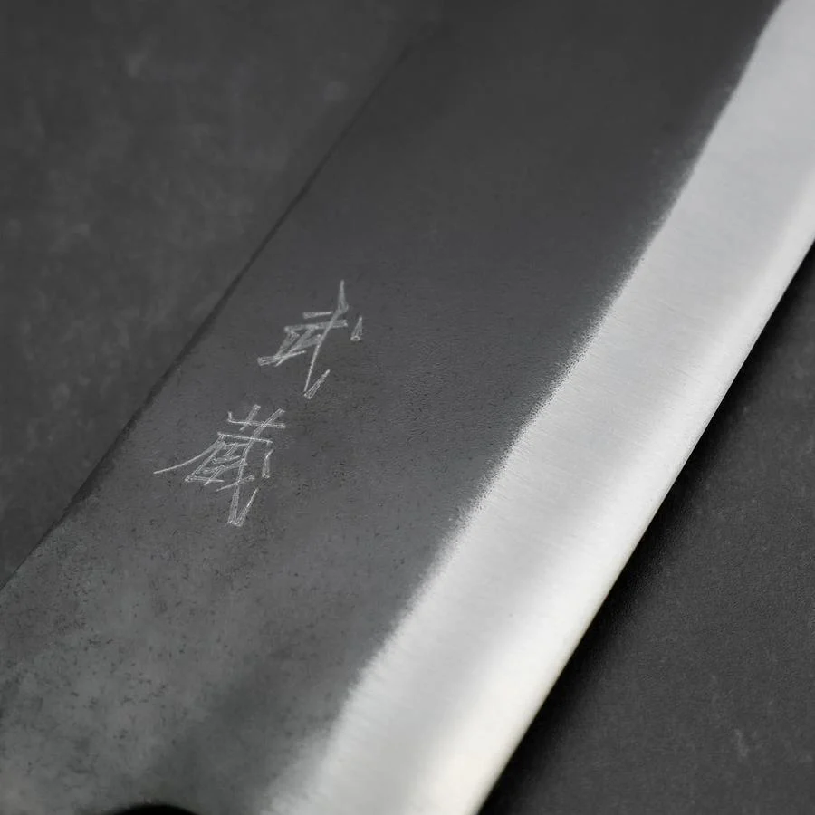 Bunka White Steel #2 Kurouchi Eichenholz Griff 165mm - Image 3