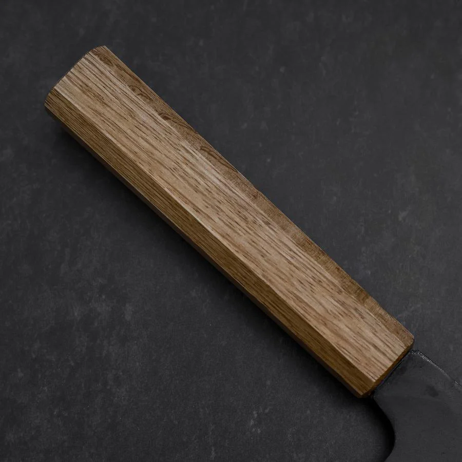 Bunka White Steel #2 Kurouchi Eichenholz Griff 165mm - Image 6