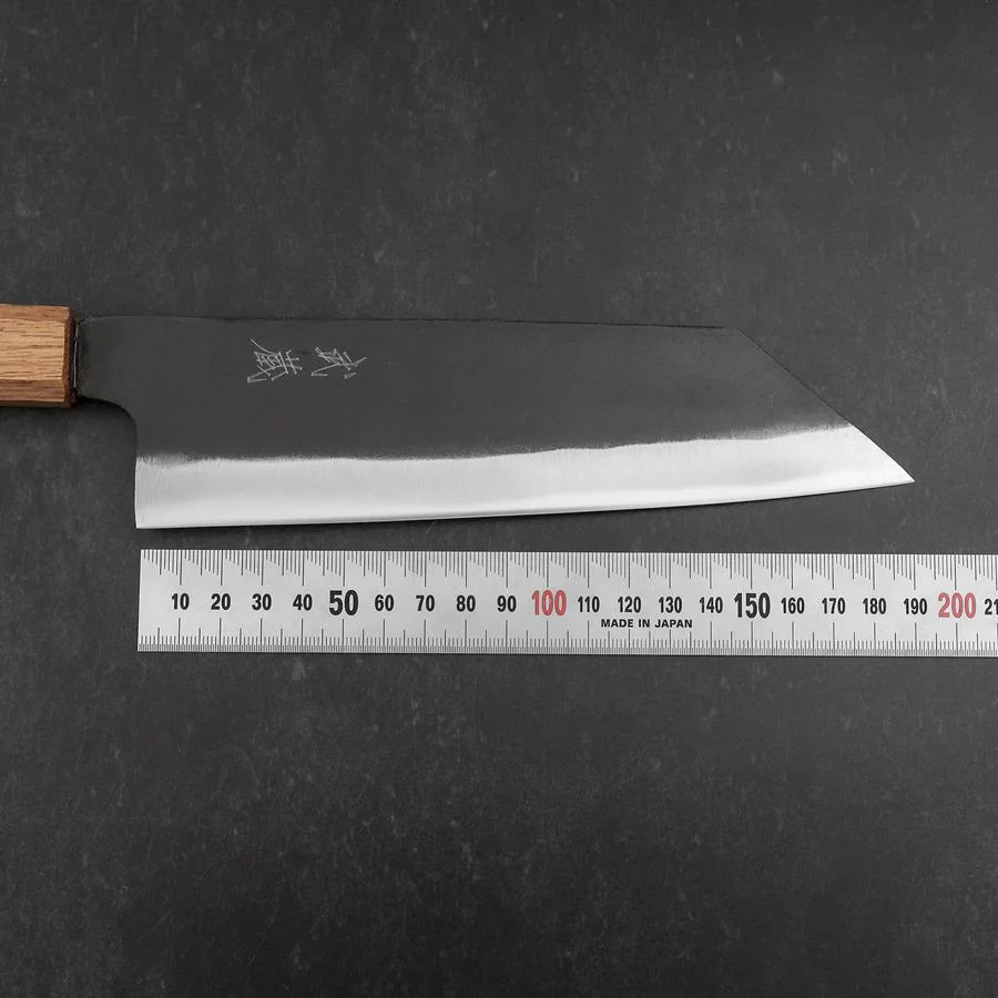 Bunka White Steel #2 Kurouchi Eichenholz Griff 165mm - Image 7