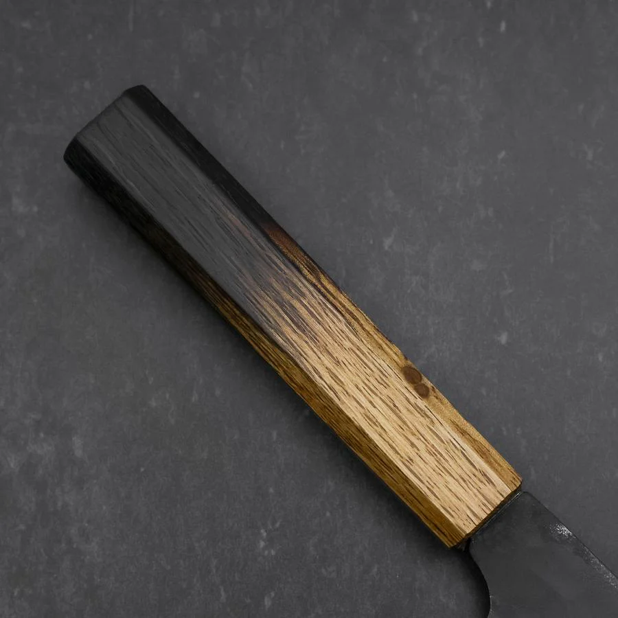 Bunka White Steel #2 Kurouchi Yaki Urushi Griff 165mm - Image 6