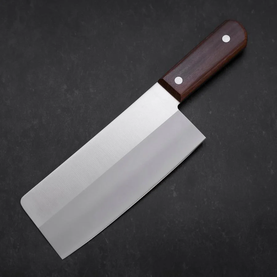 Chinesisches Kochmesser VG-10 Poliert Kirschholz Griff 180mm - Image 2