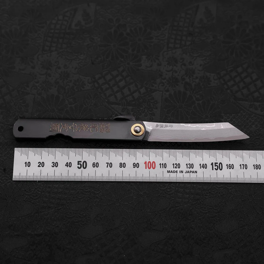 Damast Schwarz Higonokami Aogami 100mm - Image 4