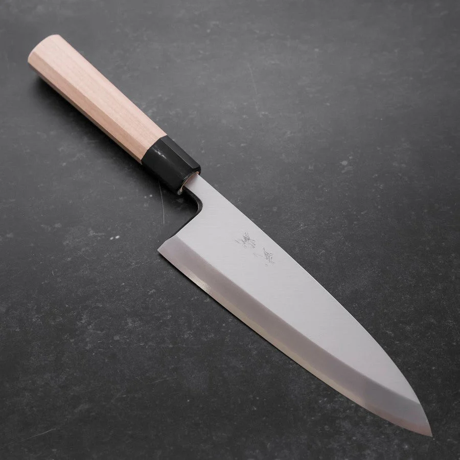 Deba Blue Steel #2 Kasumi Büffelhorn und Magnolienholz Griff 210mm
